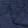 Homeroots 72 x 70 x 1 in. Navy Blue Soft Textured Shower Curtain 399747